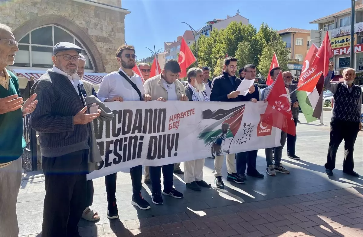 Kırşehir’de İsrail Saldırılarına Protesto