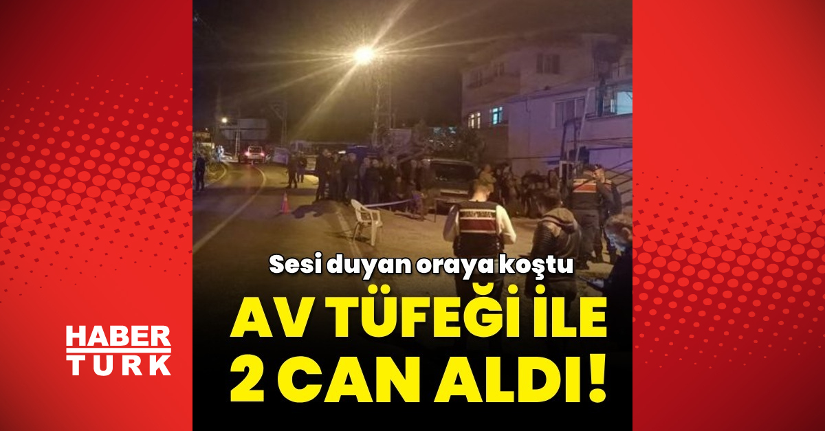 Mersin’de bir kişi eşini ve kayınbiraderini av tüfeğiyle öldürdü