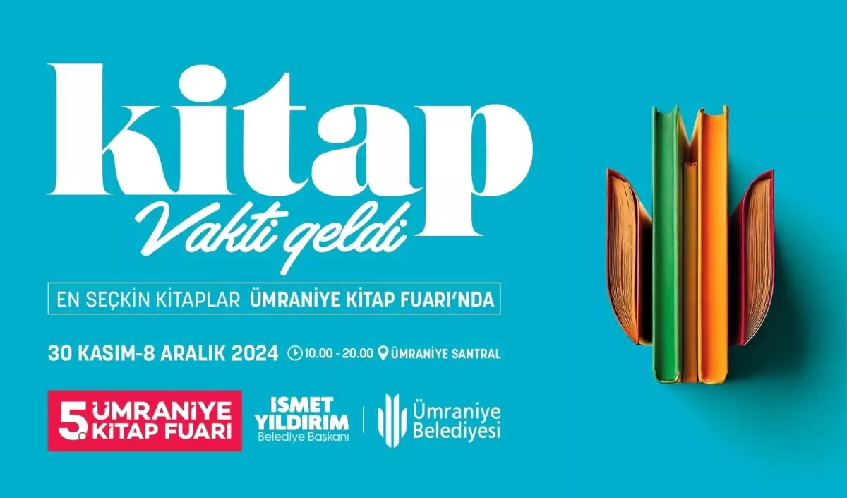 Ümraniye Kitap Fuarı 30 Kasım’da Başlıyor